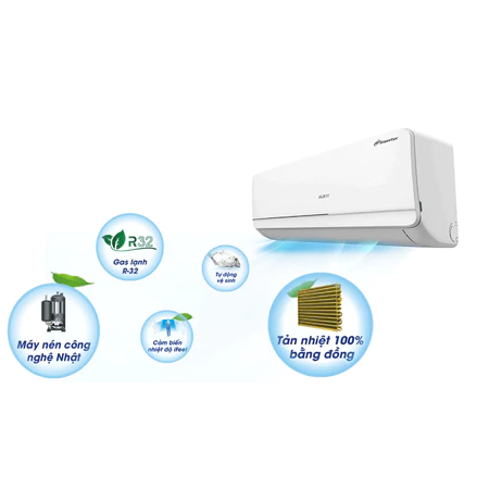 Máy lạnh AUFIT Inverter 1.5 HP ASW-12A4/FWR3DI